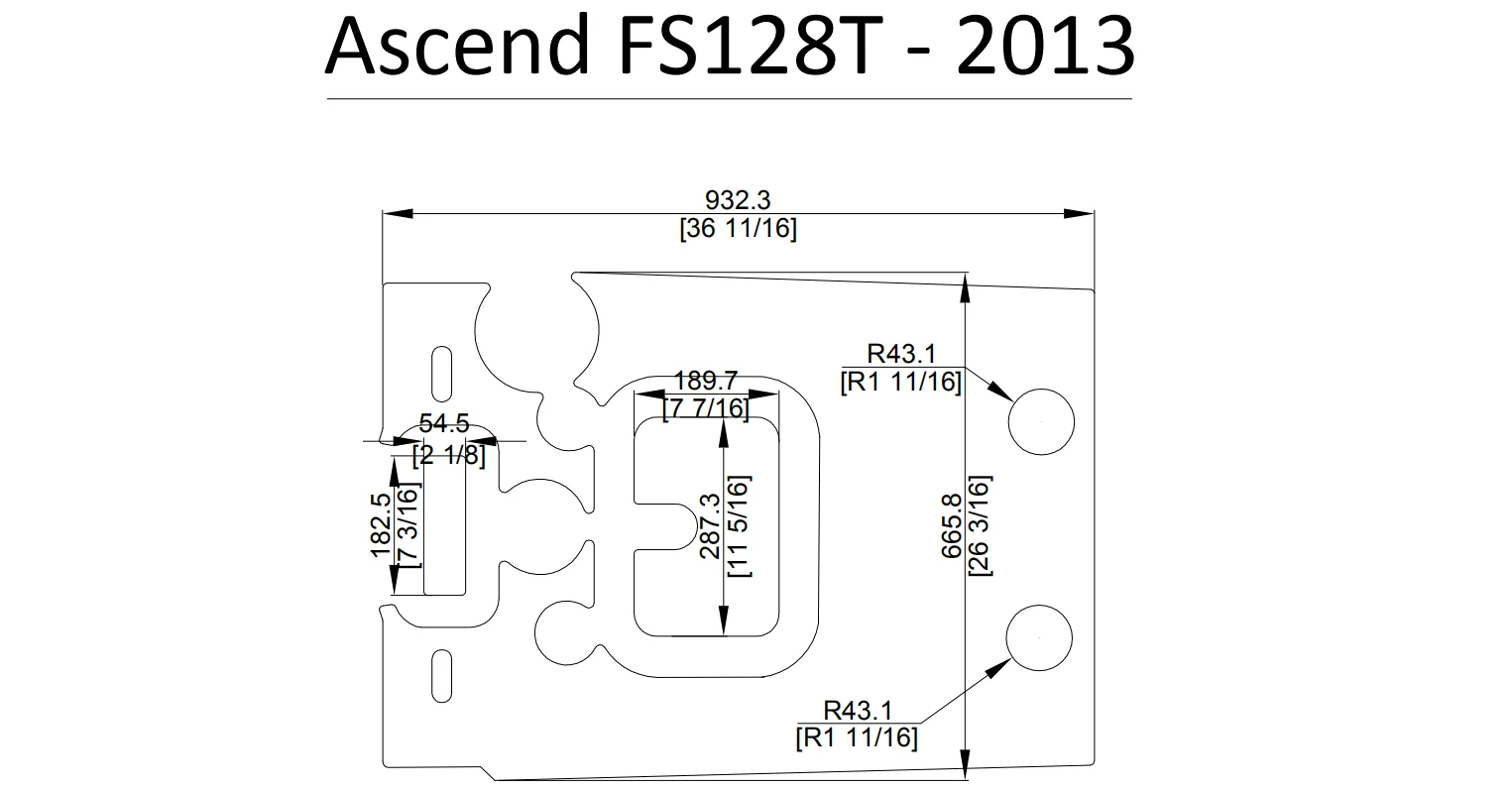 2013 Ascend FS128T комплект кабин Каяк Лодка EVA настил коврики 1/4"