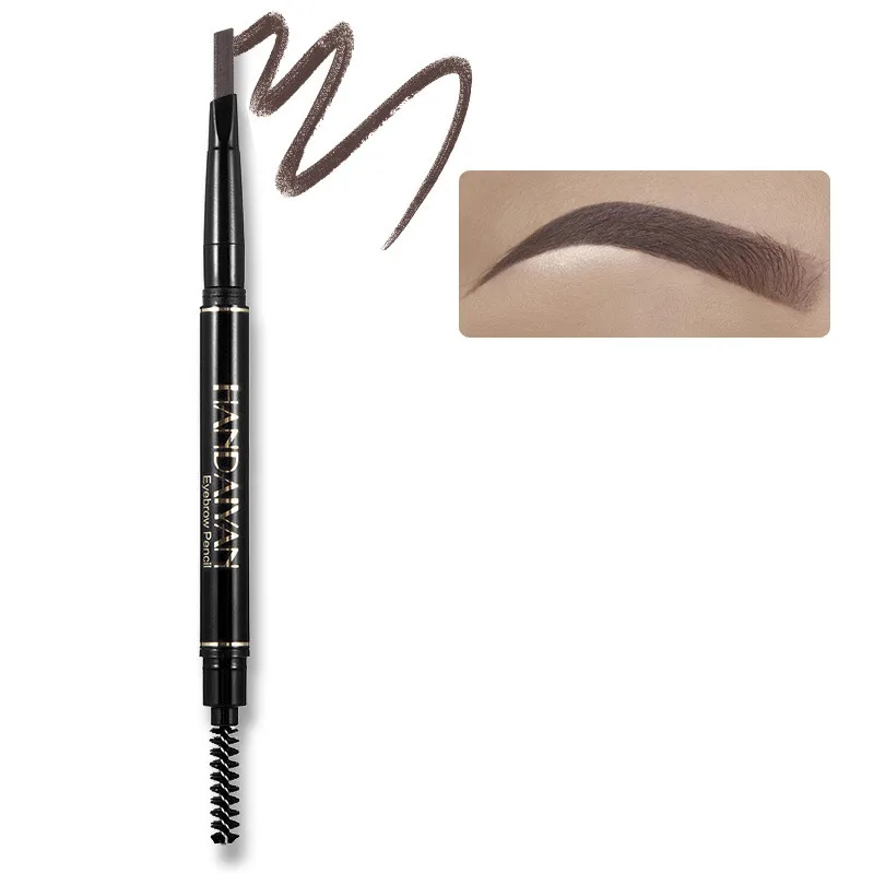 Natural Wild Eyebrow Pen Double Head Makeup Sketch Eyebrow Pencil 3D Microblading Waterproof Brow Tattoo Dye Pen Cosmetic TSLM2