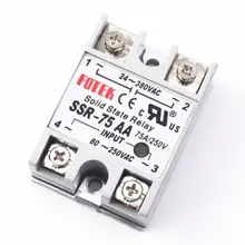 Best Price SSR-75AA New Original FOTEK SSR 90-480VAC 75A Solid State Relay Price