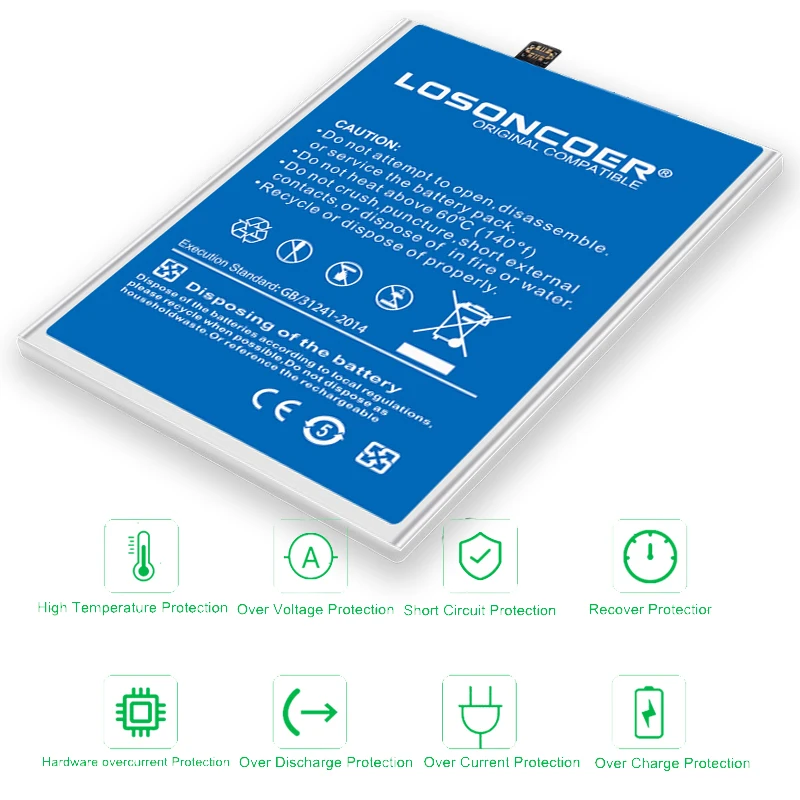 LOSONCOER 4950 мА/ч, HB436380ECW Аккумулятор для Huawei P30 Батарея ELE-L09 ELE-L29 ELE-AL00 ELE-TL00 Батарея+ быстрое поступление