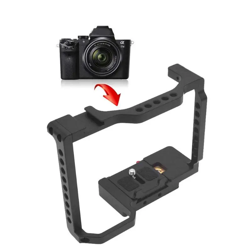 Кроличья клетка аксессуары для камеры стабилизатор крепление для sony a7II a7SII a7III Slide-in ARCA быстросъемные аксессуары