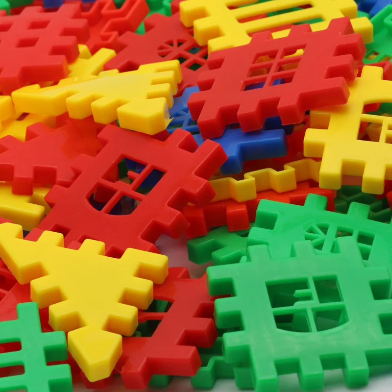 

Children House Building Blocks Toy Large Pieces Plastic Inserted Building Blocks Educational Assembling Kindergarten GIRL'S And