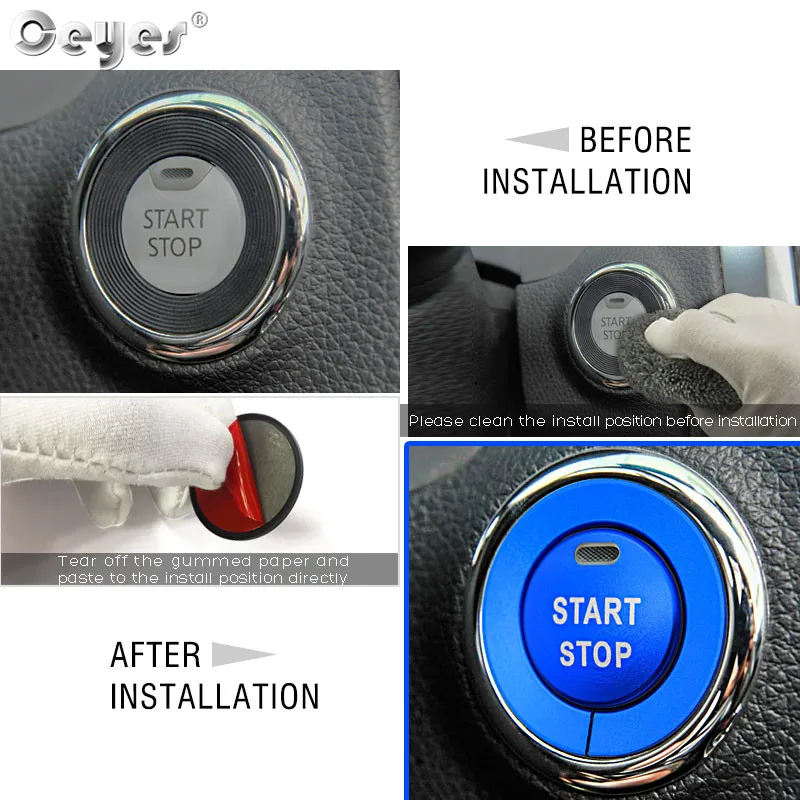 Car Start Engine Button Key Ring for NISSAN (36)