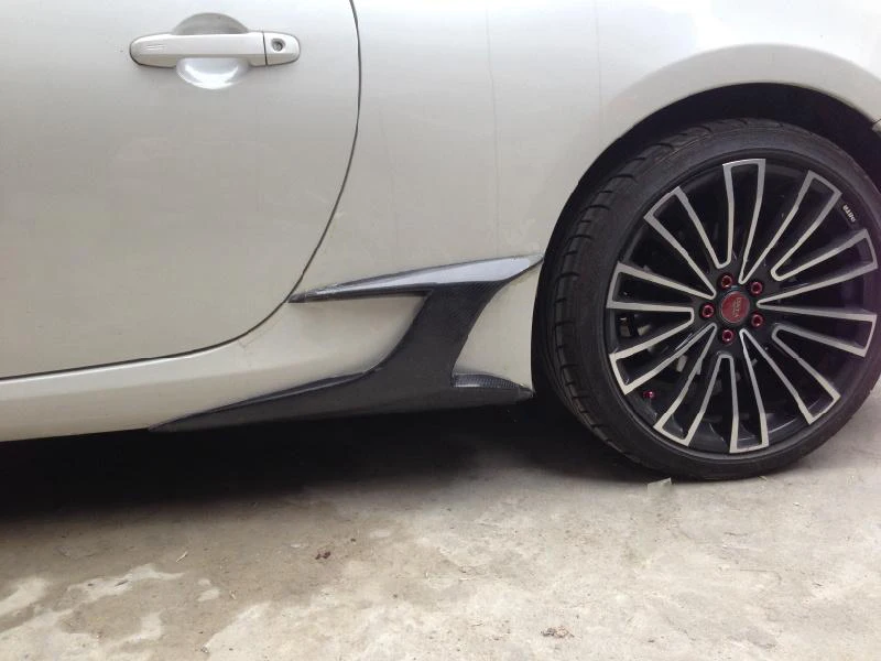 Спойлер из углеродного волокна для Toyota 86 2013- боковое крыло для subaru BRZ для Scion GT86 боковая юбка декоративная