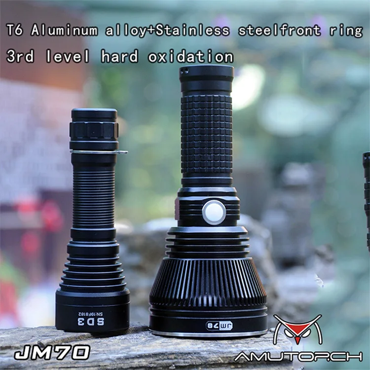 Amutorch JM70 CREE XHP70.2 4000лм 716 м дальность луча Метчик Flashllight поиск охота 26650 фонарик