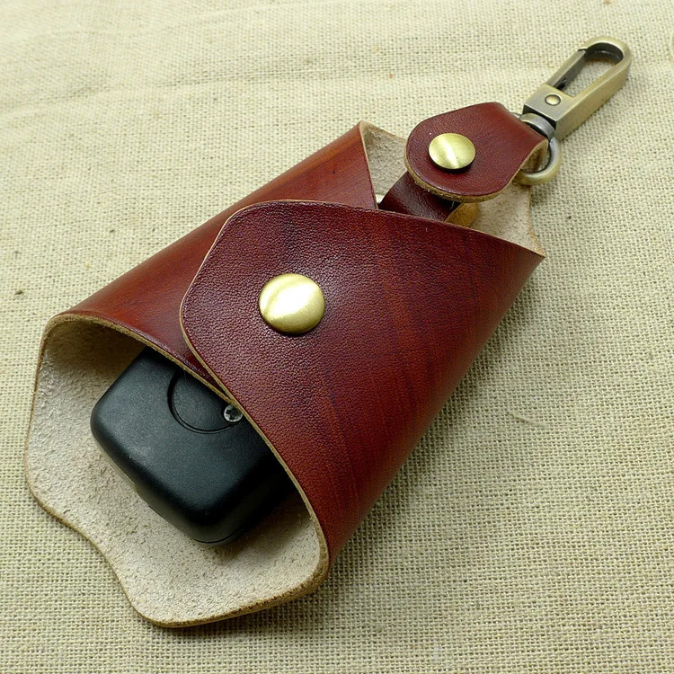 Кожаный чехол для ключей автомобиля на талии, домик, держатель для ключей, маленький органайзер для ключей, мини чехол для ключей для мужчин и женщин 1802