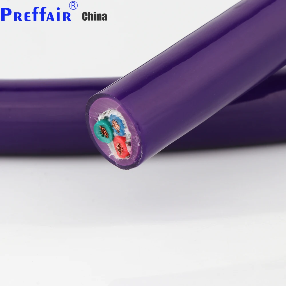 Preffair Audio Grade 8N Kupfer versilbert Abschirmung Power Bulk Kabel für DIY Stromkabel