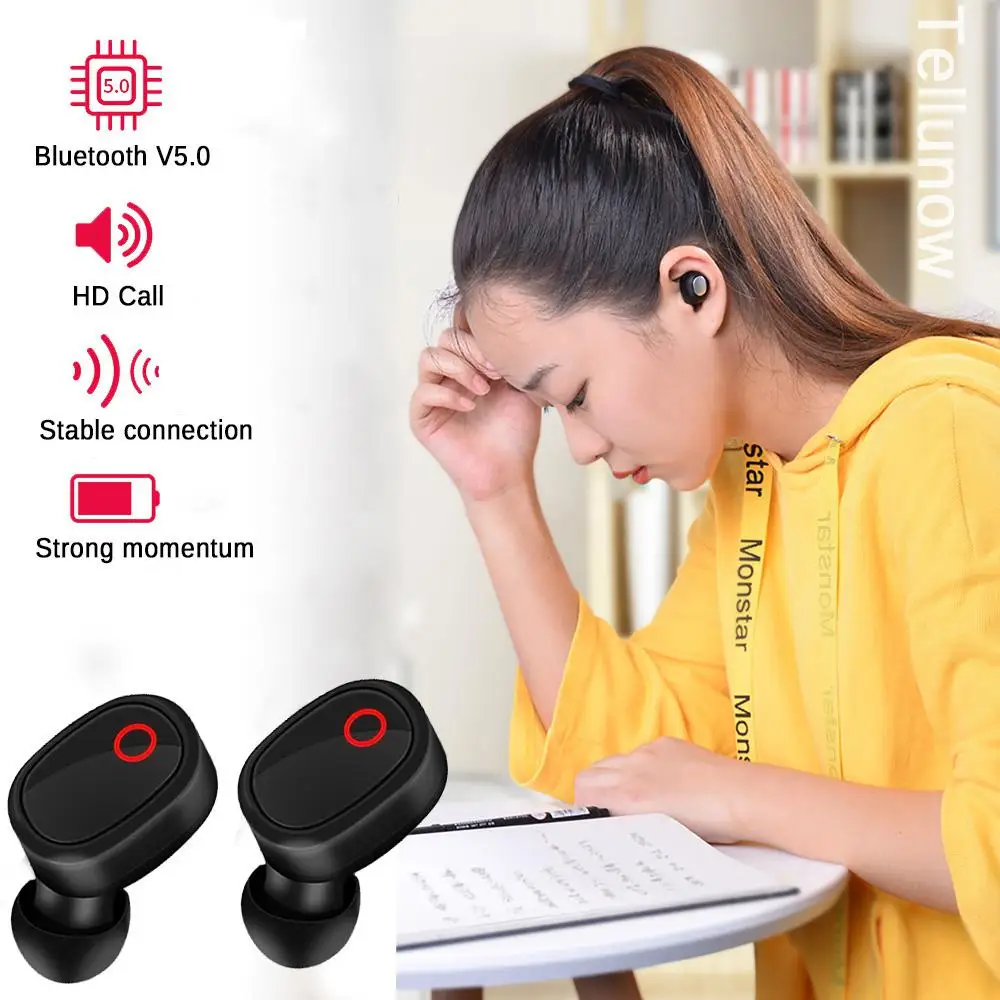 Наушники BEESCLOVER A7 TWS Bluetooth 5,0, беспроводные наушники, спортивные наушники, наушники с шумоподавлением, IPX7, водонепроницаемые, d40