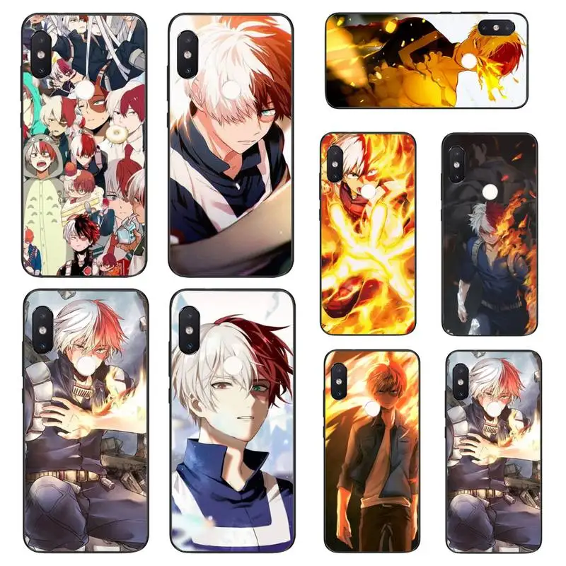 FHNBLJ my hero Академия шото Todoroki изготовленный на заказ мягкий чехол для телефона Xiaomi