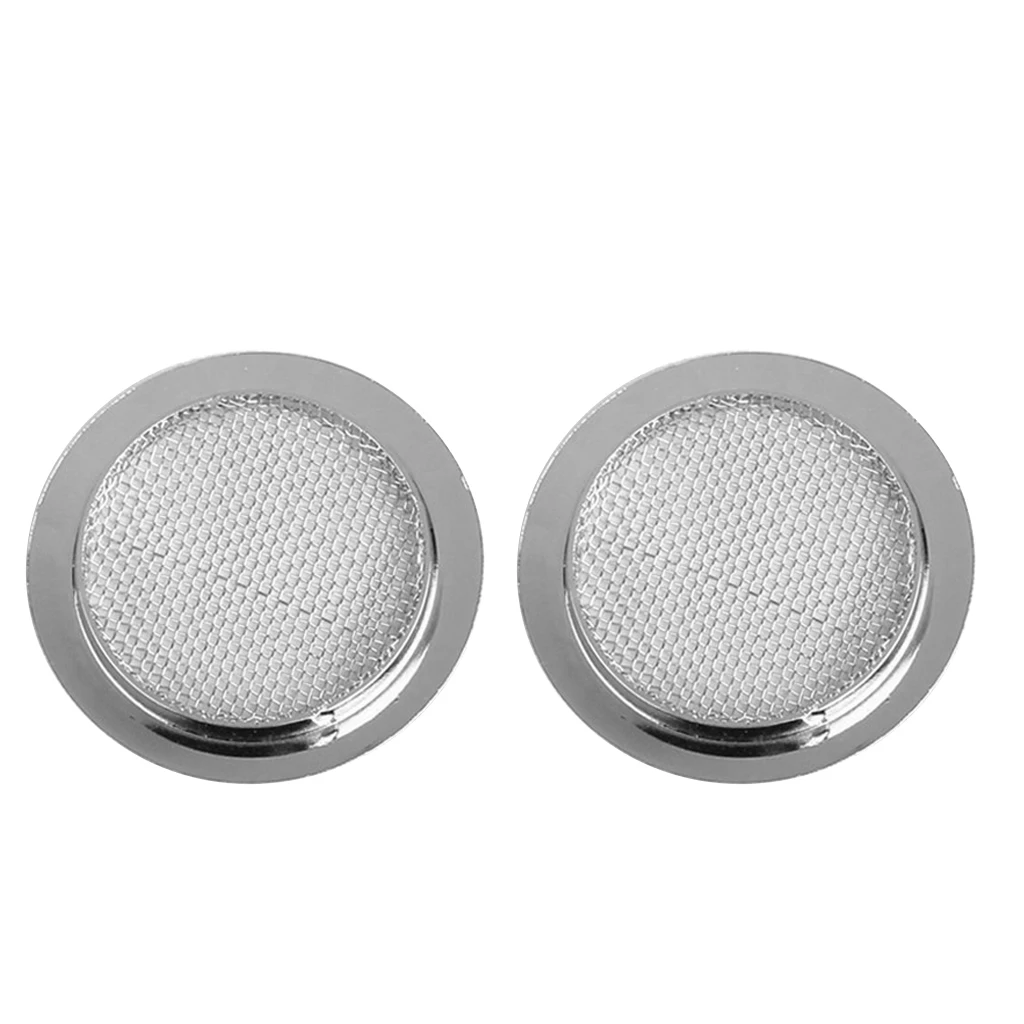 2pcs Resonator Screen Speaker Grill Sound Hole Cover for Dobro Guitar