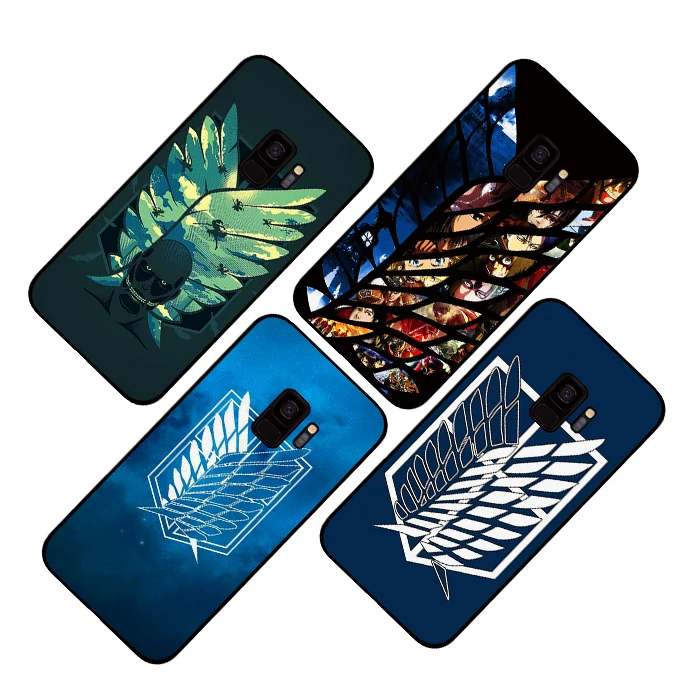 Attack on titan аниме комиксов чехол для телефона для samsung Galaxy A6 A8 плюс A7 A9 A5 18 J530 J7 J8