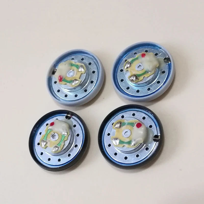

16mm 32 Ohm Headphone Driver Unit with Steel Mesh Cover Low Frequency Speakers for MX500 DIY Headphones 2 Pairs