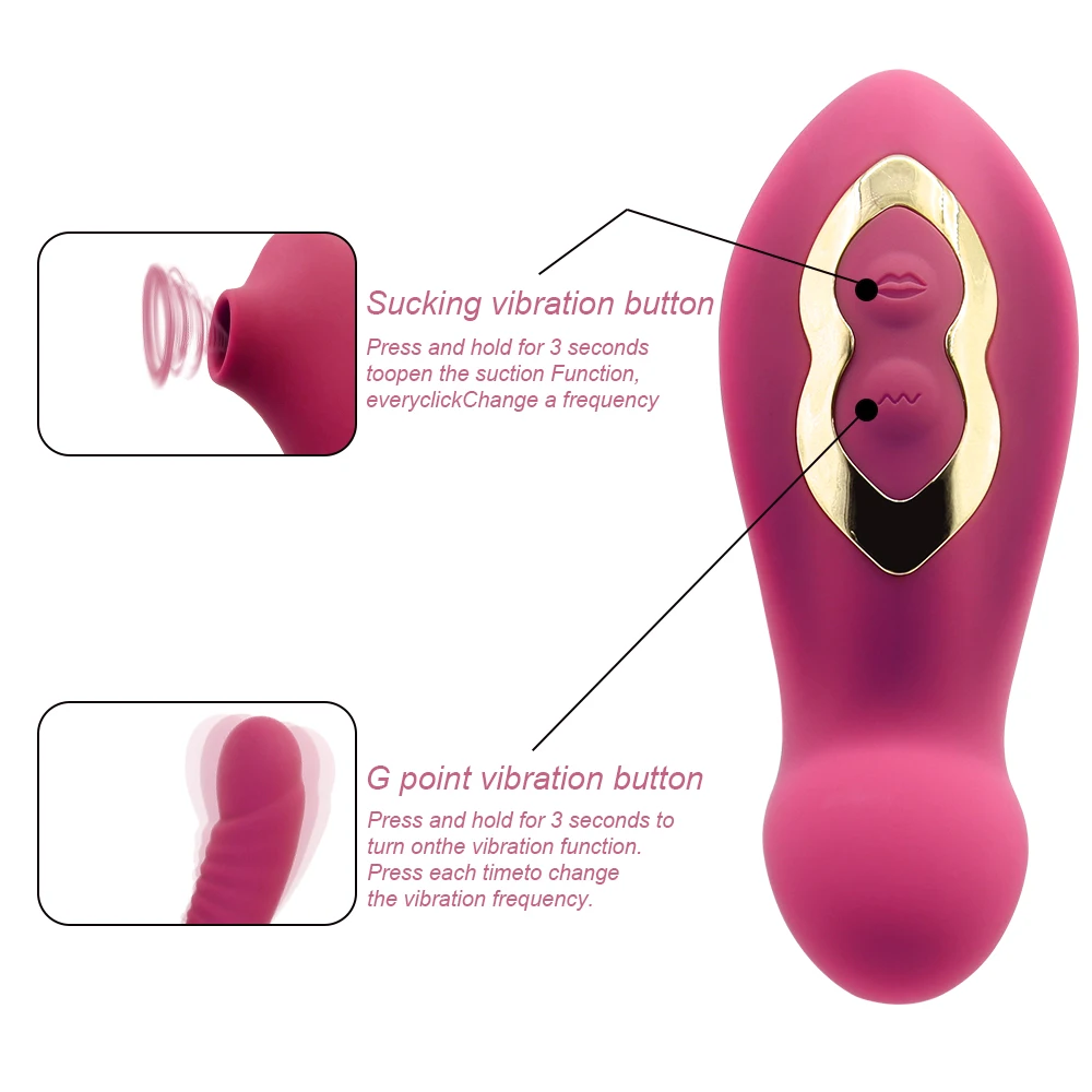 Vagina Sucking Vibrator 10 Speed Vibrating Oral Sex Suction Clitoris Stimulation Female Masturbation Erotic Sex Toys For Adult 2
