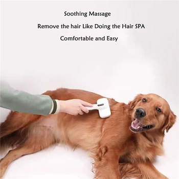 

Pet Grooming Brush Auto-Cleaning Hair Brush Remover Dog Cat Shedding Tool for Tangles Cleans and Matted Fur