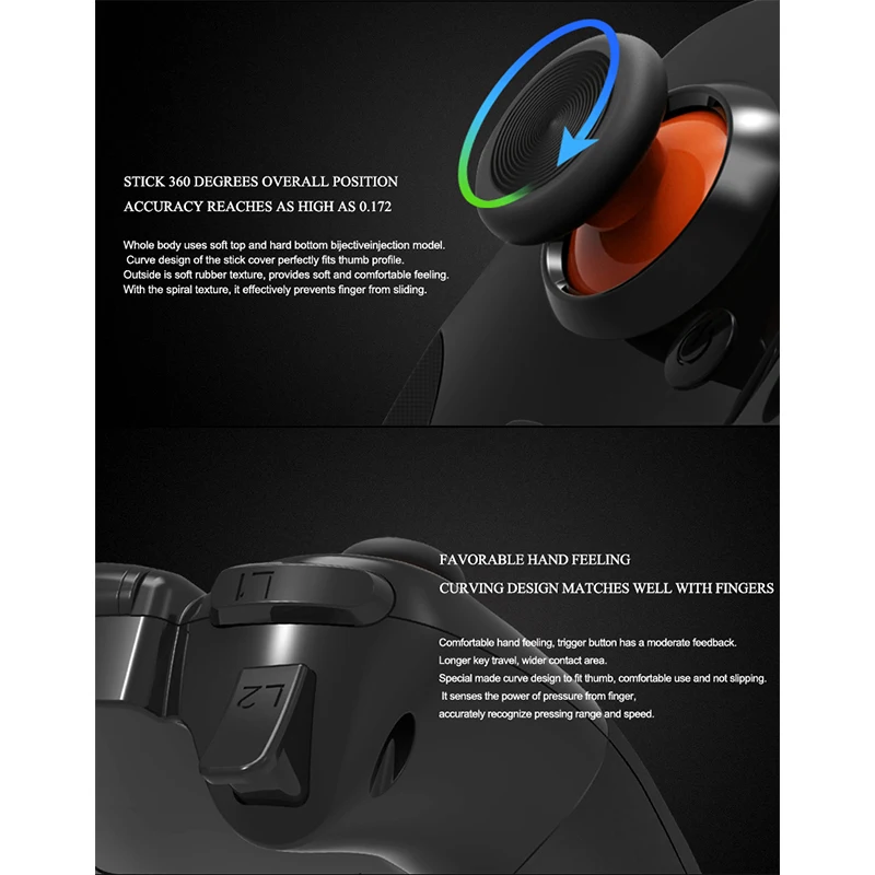 Bluetooth геймпад Android беспроводной джойстик контроллер планшет Смарт VR ТВ игровой коврик для iOS ПК Android игровые аксессуары геймпад