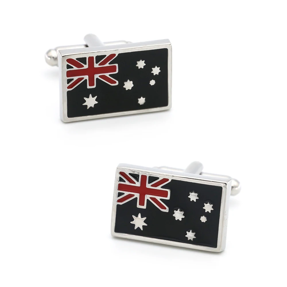 Flag Design United State Cufflinks For Men Quality Copper Material National Emblem Cuff Links Wholesale&retail