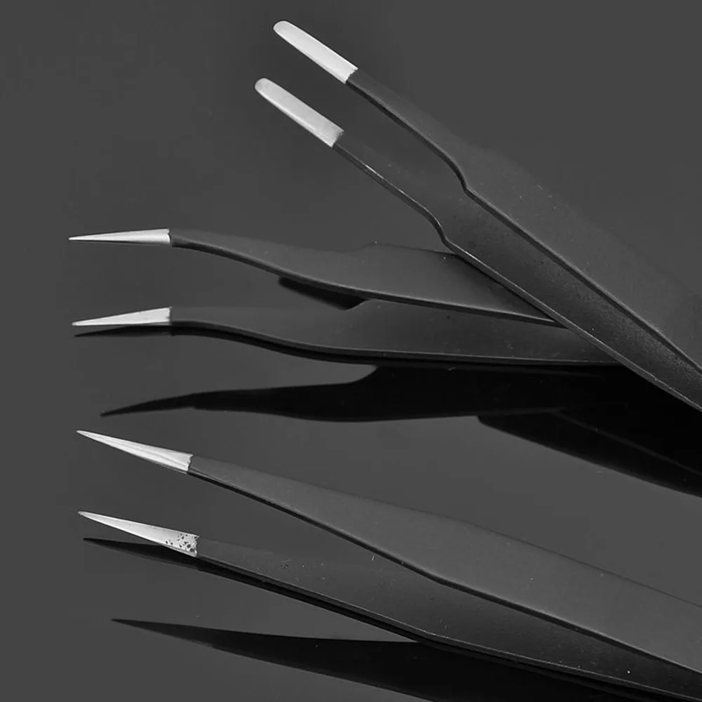 Makeup Professional Eyelash Tweezers 3D Volume Eyelash Extension Tweezer Fan Lash Eyebrow Nail Art Tweezers Excellent 1 Makeup Professional Eyelash Tweezers 3D Volume Eyelash Extension Tweezer Fan Lash Eyebrow Nail Art Tweezers Excellent 2