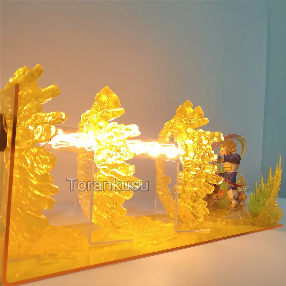 Dragon Ball Z Аниме Фигурка Вегета DIY Набор Кукла лампочка экшн фигурка Ver. ПВХ серия Led Dragonball Goku модель игрушки Рождественский подарок Figma