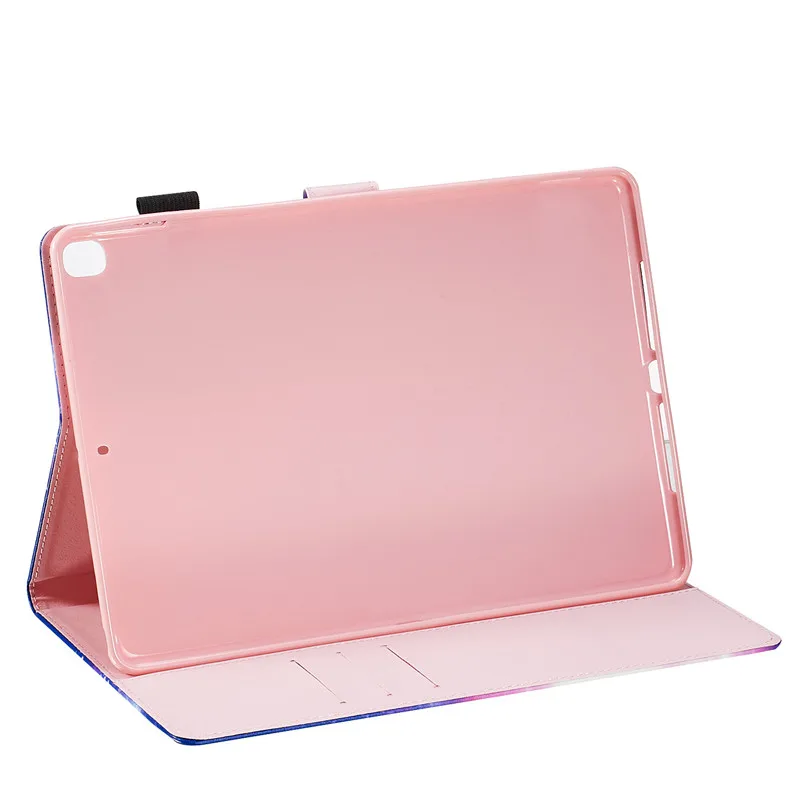 Чехол для ipad 10,2, кожаный чехол-подставка с принтом, чехол-кошелек для Apple ipad 7, 7, 10,2 дюймов, A2200, A2198, A2197, защитный чехол