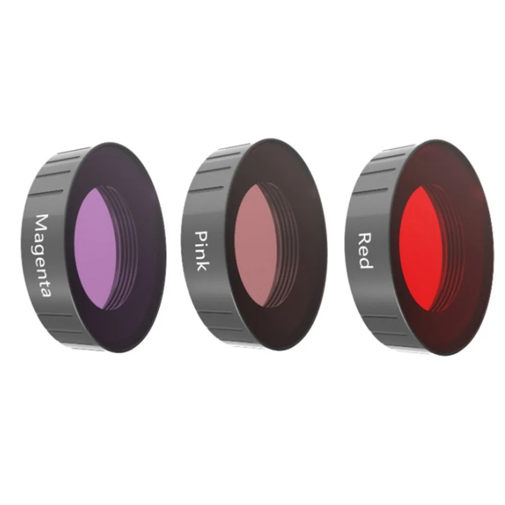 Для Osmo Action Sport camera фильтр для дайвинга красные фильтры для дайвинга Набор для DJI Osmo Action camera