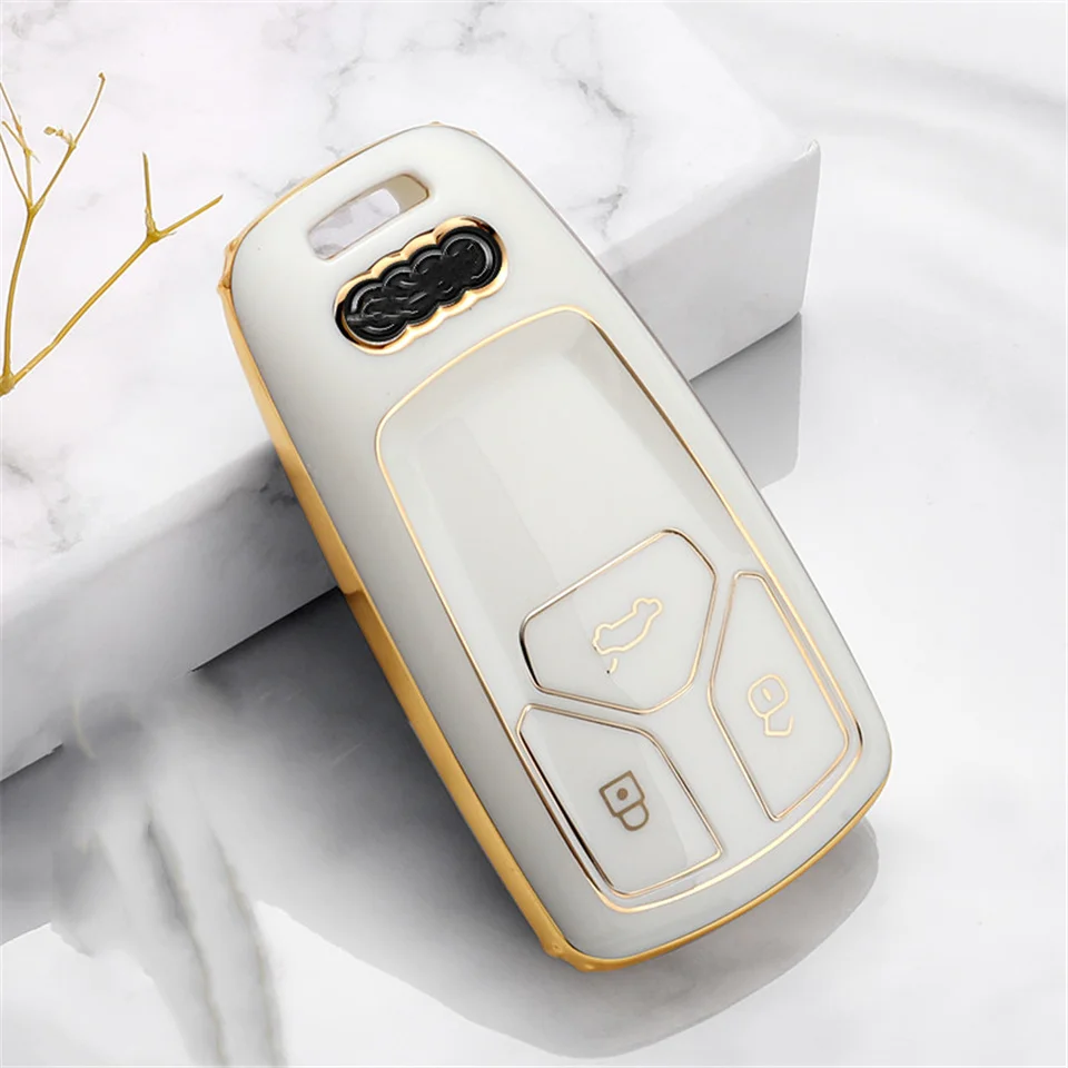 Cover custodia chiave auto per Audi a1 a3 8v a4 b9 a5 a6 c7 q3 q5 q7 tt - Hdafdffc634844109a226d46c8d4d91c2T