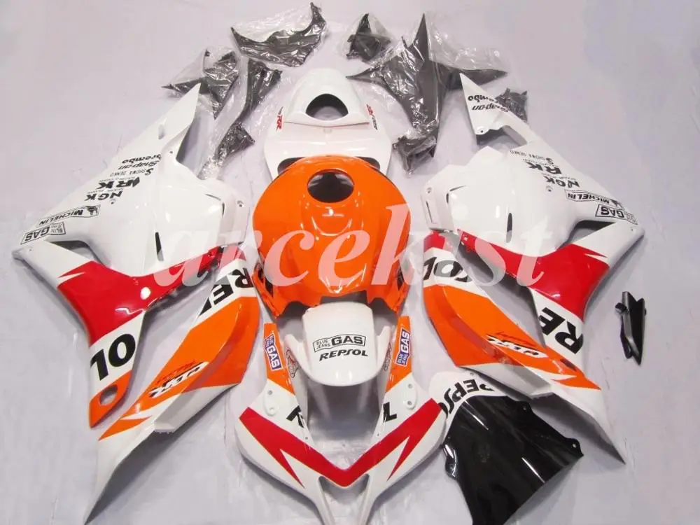 Литьевая Форма ABS мотоцикл обтекатель комплект подходит для CBR600RR F5 2009 2010 2011 2012 Кузов Набор на заказ черный матовый