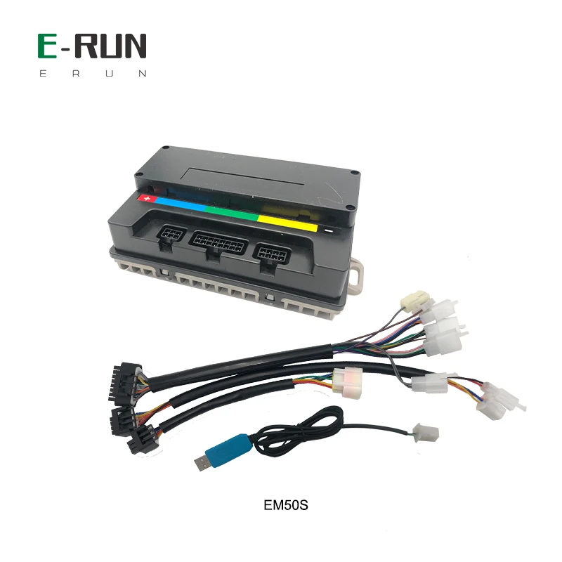 US $108.00 Free Shipping Small Power VOTOL 50A EM50S BLDC Controller For QS PMSM Mid Drive 1kw Motor