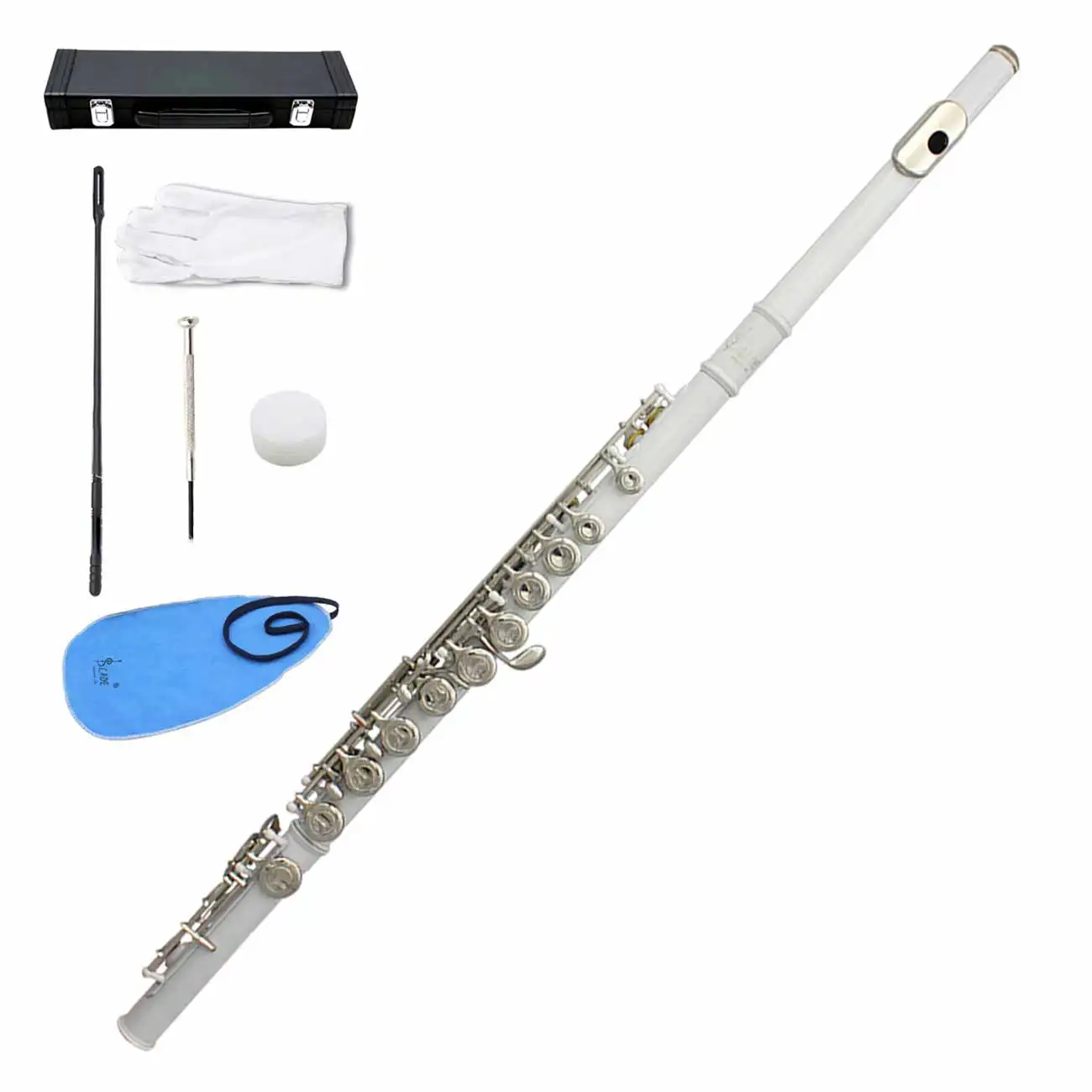 PROD 1005002871061190 SLADE 1 Set 16 Holes C Key Flute with Gloves Mini
Screwdriver Padded Case for Band Orchestra Woodwind Instrument PROD 1005002871061190 SLADE 1 Set 16 Holes C Key Flute with Gloves Mini
Screwdriver Padded Case for Band Orchestra Woodwind Instrument