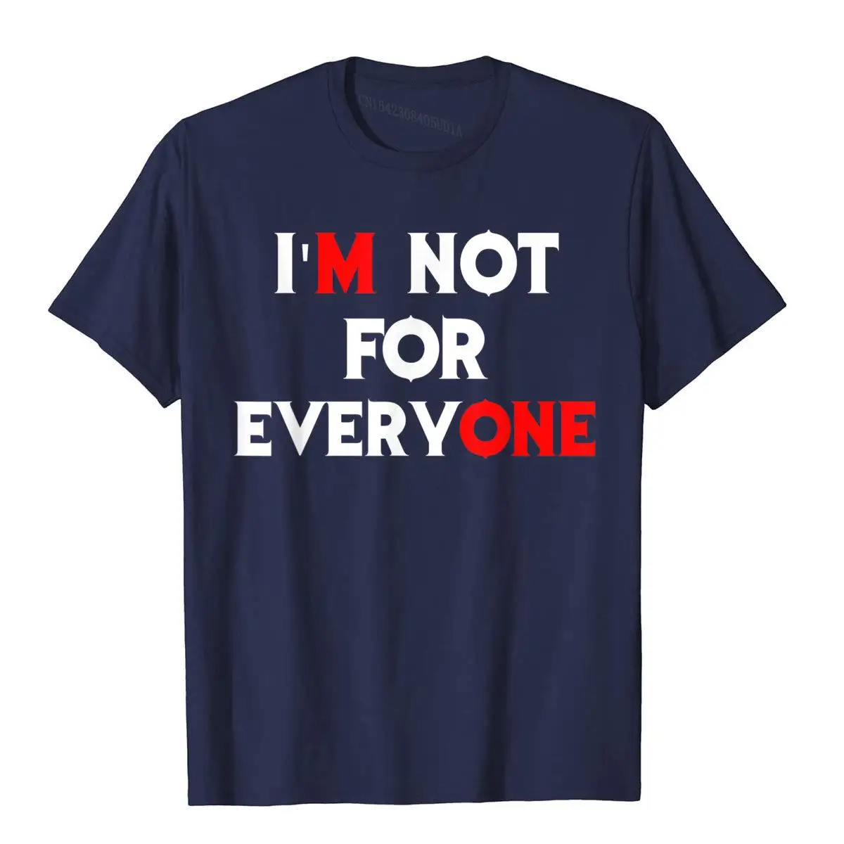 Women's I'm Not For Everyone Funny Cool Anti Social Gift T-Shirt__B12579navy