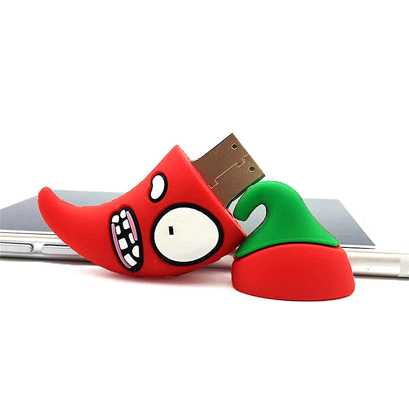 XIWANG мультфильм овощи Перец USB флэш накопитель 2,0 4 ГБ 8 16 32 64 Гб usb-носитель Stick необычный флеш-накопитель Бесплатная доставка