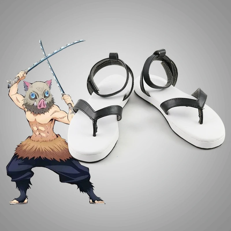 Anime Demon Slayer Kimetsu no Yaiba Kamado Nezuko Kamado Tanjirou Agatsuma Zenitsu Giyuu Tomioka Hashibira Inosuke Cosplay Shoes