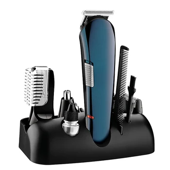 

Quality Motor 5-In-1 USB Rechargeable Low Noise Hair Beard Nose Hair Trimmer Shaver Cutting Machine Electric Hair Clipper Kit