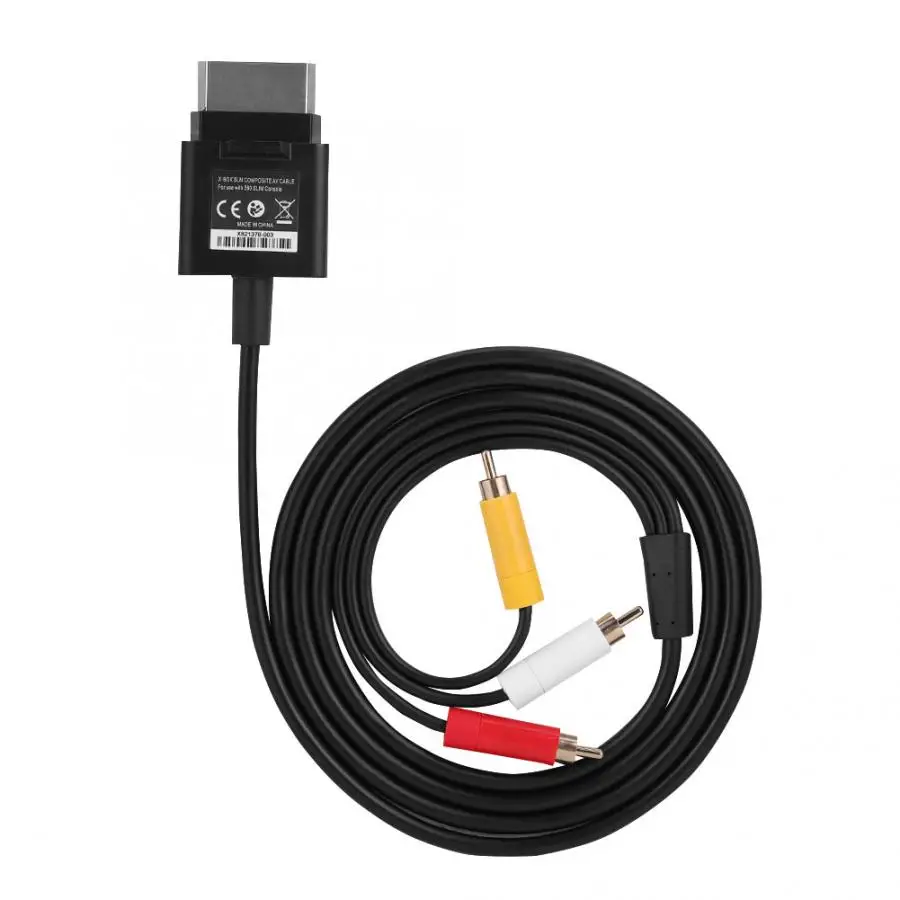 

1.8M AV Cable for XBOX 360 Slim Game Audio Video Cable