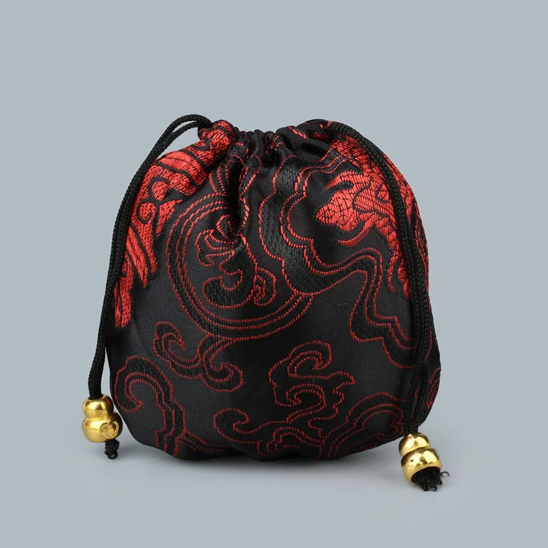 

1 PC Mini Chinese Candy Gift Bag Xiangyun Drawstring Bag Coin Purse Wallet Children Clutch Lady Girl Small Wallet Pocket Pouch