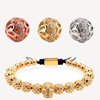 

Spacer Beads for Jewelry Making Supplies Gold Tube Cylinder Needlework Beads Diy BraceletCopper Zircon Wholesale Lots Bulk