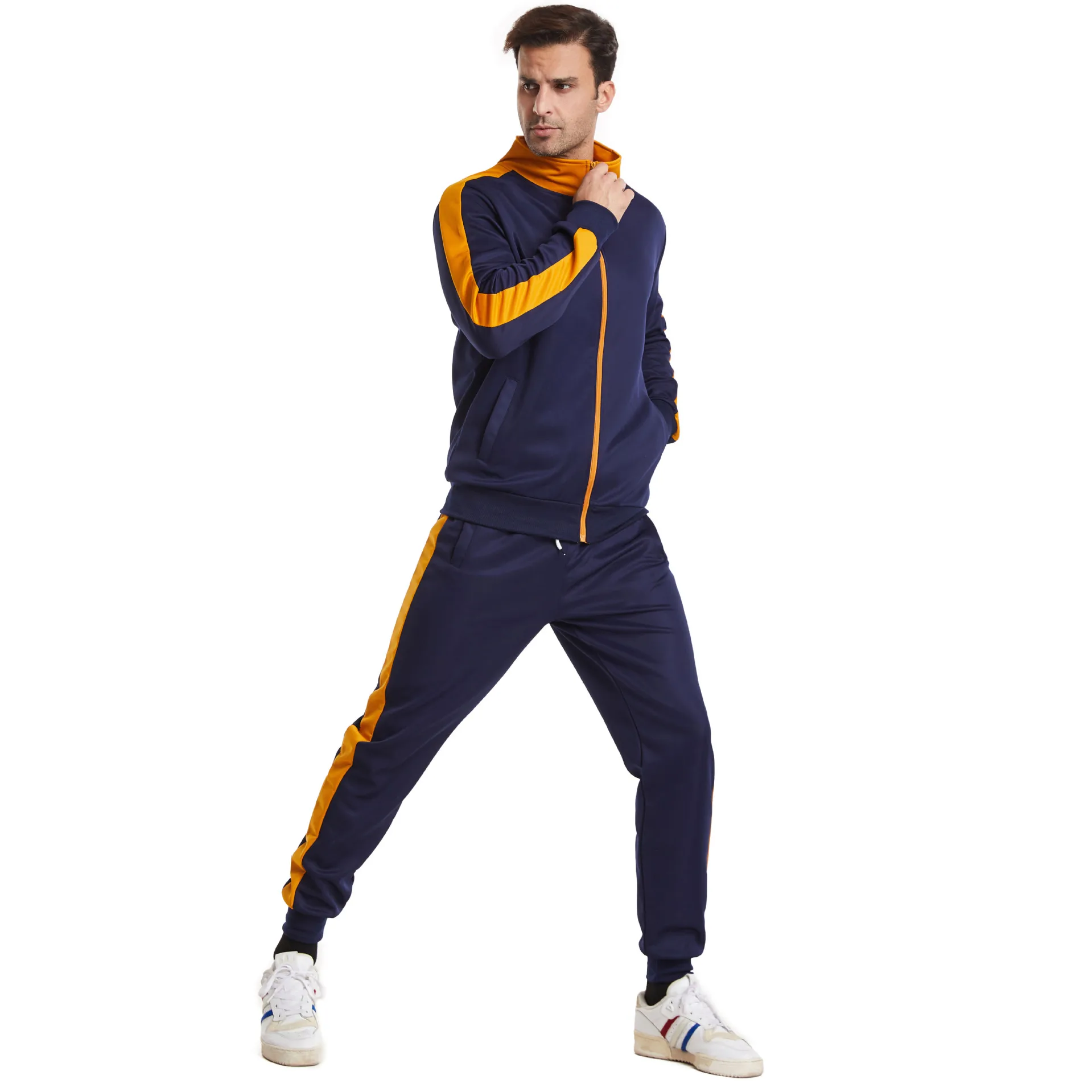Long Sleeve Zipper Jacket Casual Pants 