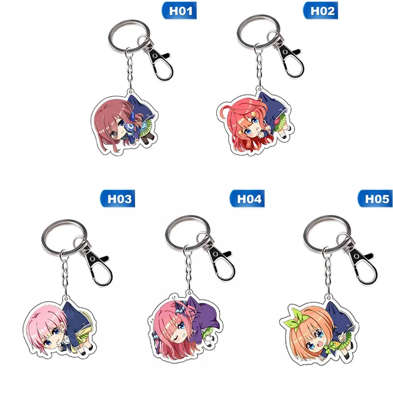 Anime The Quintessential Quintuplets Aceylic Schlüsselanhänger Nakano Miku Chic