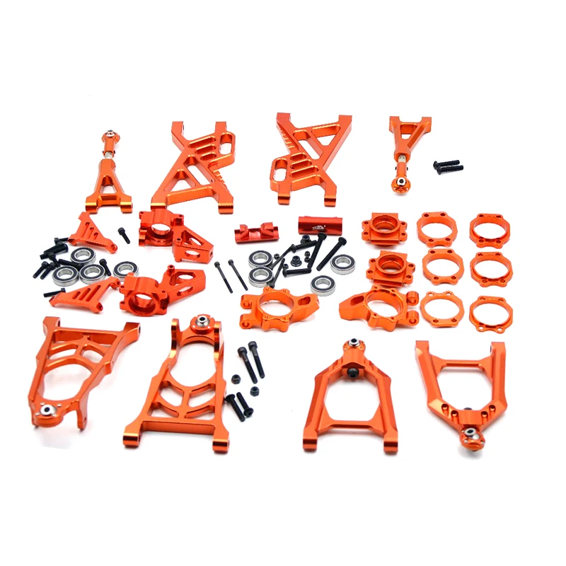 Комплект рычагов подвески из сплава с чпу со ступицей для 1/5 Hpi Rofun Rovan Kingmotor Baja 5b 5sc