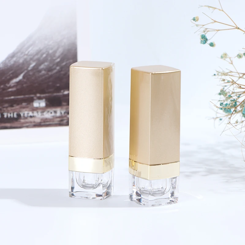 

2pcs Empty Lip Balm Lipstick Tubes Container Fashion Cool Lip Tubes Lipstick Tube DIY Bottle Beauty Tool