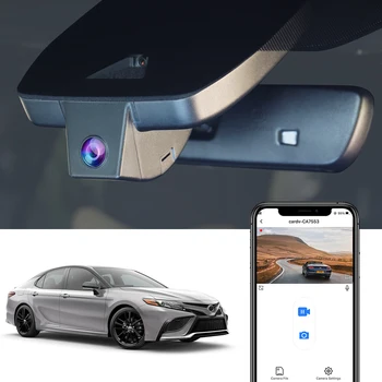 Fitcamx 4K Dash Cam for 2018-2024 Toyota Camry 8th Gen XV70, OEM-Style Design