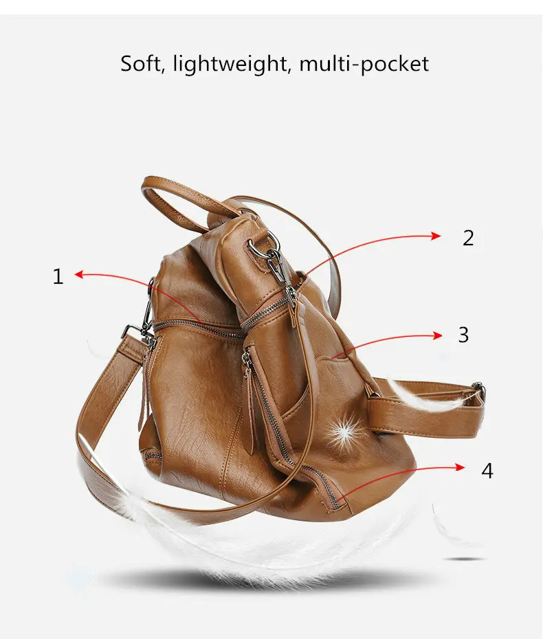 QIAOBAO модный рюкзак из яловой кожи для женщин большой емкости школьная сумка для девочек для отдыха на плечо дорожные сумки для женщин