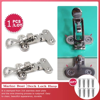 

Lockable Hold Down Clamp Anti-Rattle Latch Fastener 316 Stainless Steel For Yacht Boat Parts Marine Hardware Sailing Accessories