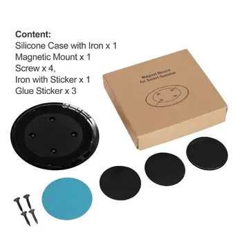 

Magnetic Wall Mount Bracket for Echo Input Google Home Mini Echo Dot Hanger Holder Stand Accessories for Kitchen Bedroom Bathroo