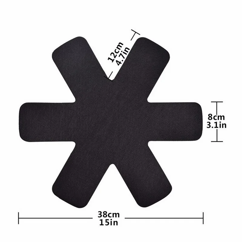 1/3/5/8 шт. горшок протектор нетканый материал кастрюли сепаратор вкладки защищающие от царапин для настольные Горшки Кастрюли Подставка для столовых приборов