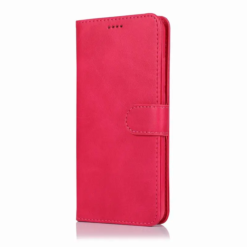 Rose Red Для Xiaomi Redmi 8A чехол для телефона на Redmi 8 Роскошный кожаный чехол-кошелек для Xiaomi Redmi 8 флип-чехол с держателем карты - Цвет: Rose Red