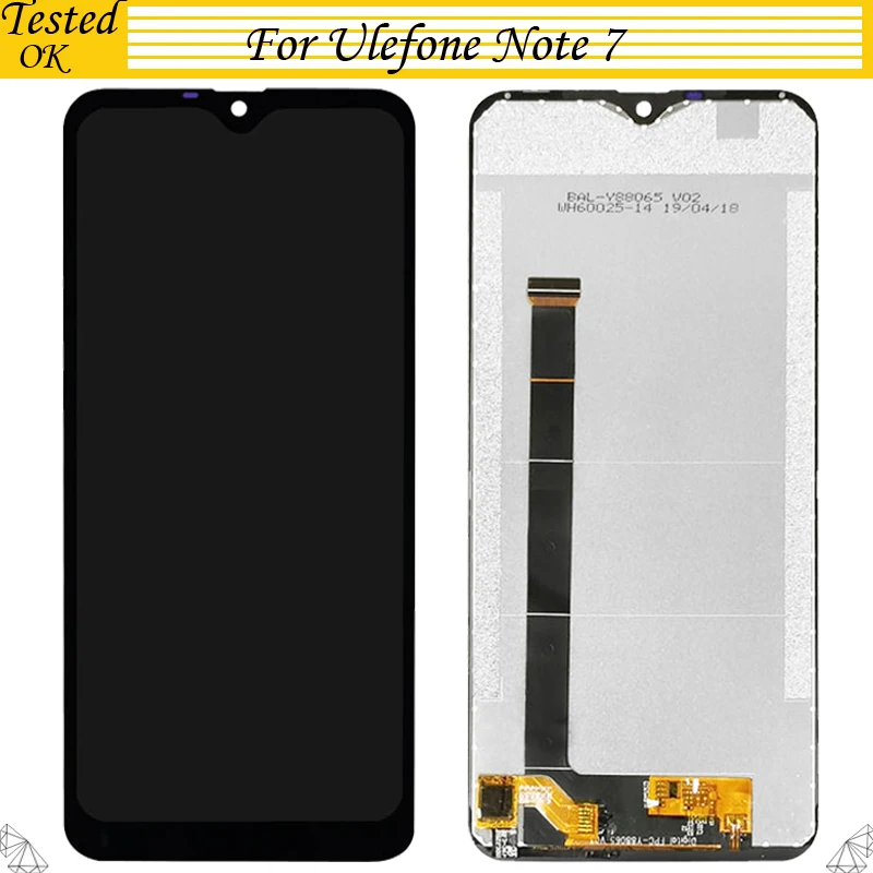 

6.1'' For Ulefone Note 7 Note7 LCD Display and Touch Screen Digitizer 100% Tested Working For Ulefone S11 LCD