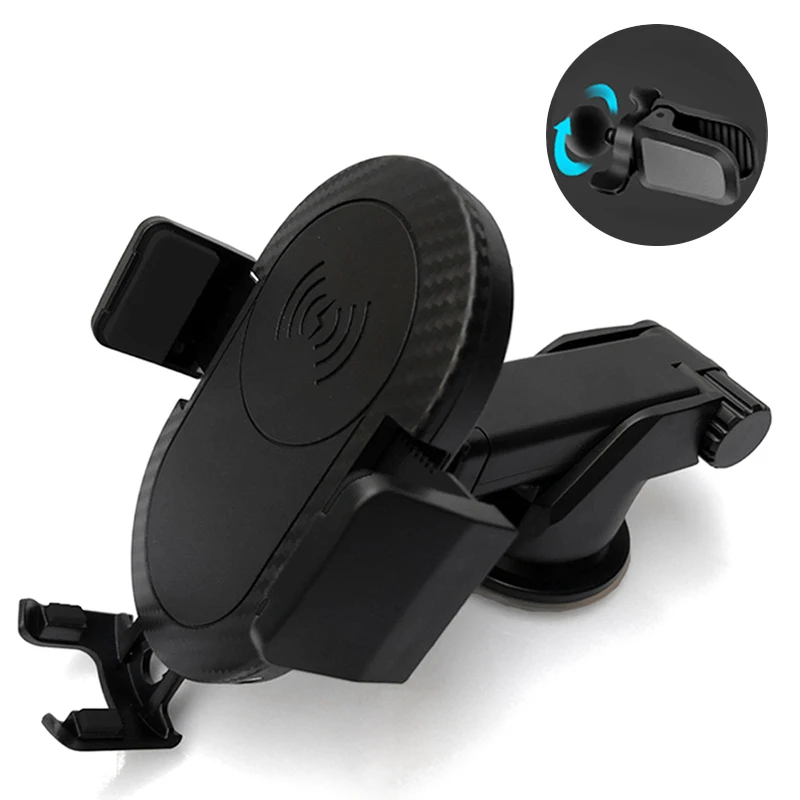 Car Phone Mount Wireless Charging Charger Air Vent Clip Holder Universal Stand Hands-Free Cradle V-Best