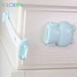 Serrure en forme de grenouille mignonne pour armoire et tiroir, sécurité pour bébé et enfant 