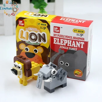 

Diy Blocks Cute Lion Elephant Mechanical Pencil Sharpener For School Student Office Supplies Creative Stationery Lovely Kawaii