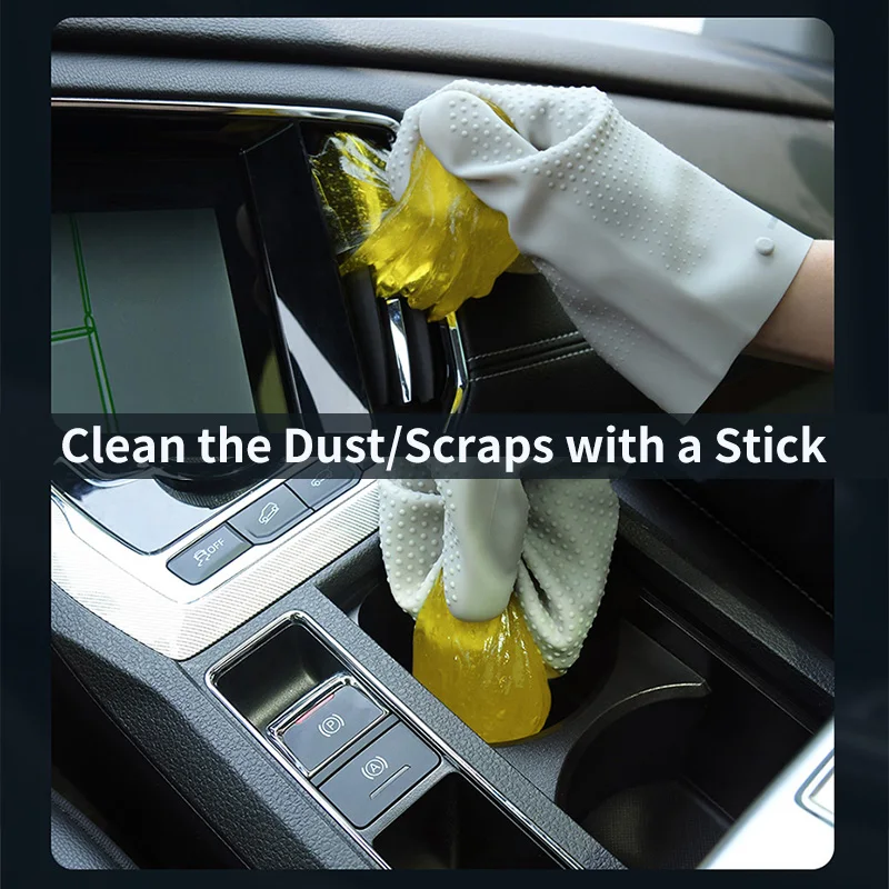  Baseus Car Cleaner Glue Gum Air Vent Outlet Dashboard Cleaning Tool Dust Dirt Keyboard Clean Vacuum